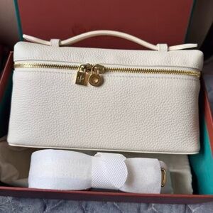 Loro Piana milk white handbag